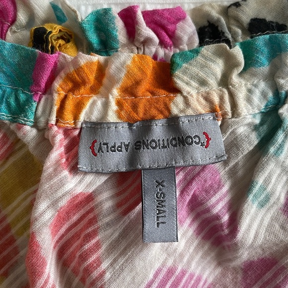 Anthropologie Ruffle Top, XS - Picture 5 of 7